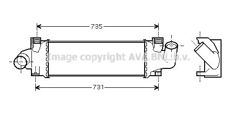 AVA QUALITY COOLING Välijäähdytin FD4366